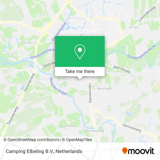 Camping Elbeling B.V. map