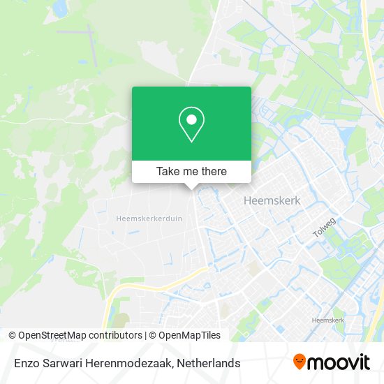 Enzo Sarwari Herenmodezaak map