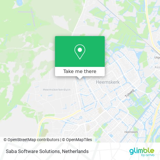 Saba Software Solutions map