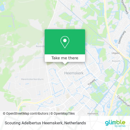 Scouting Adelbertus Heemskerk map