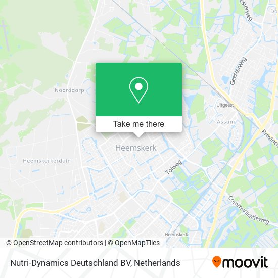Nutri-Dynamics Deutschland BV map