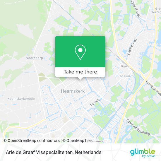 Arie de Graaf Visspecialiteiten map