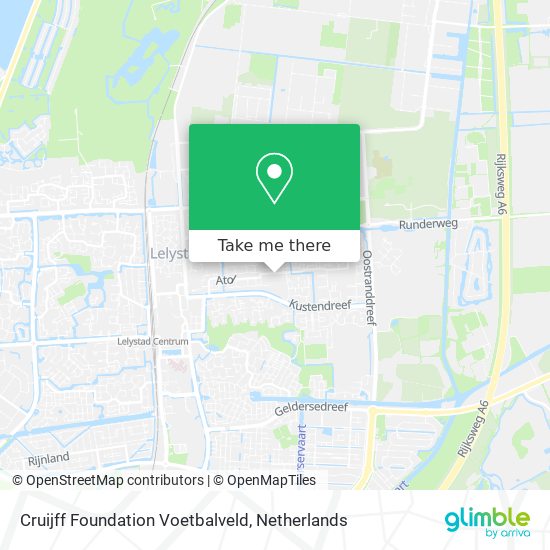 Cruijff Foundation Voetbalveld map