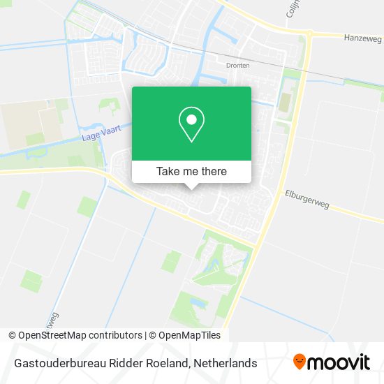 Gastouderbureau Ridder Roeland map