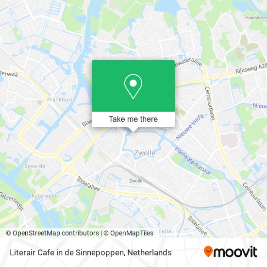 Literair Cafe in de Sinnepoppen map