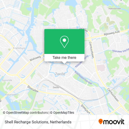 Shell Recharge Solutions map