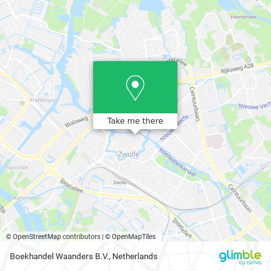 Boekhandel Waanders B.V. map