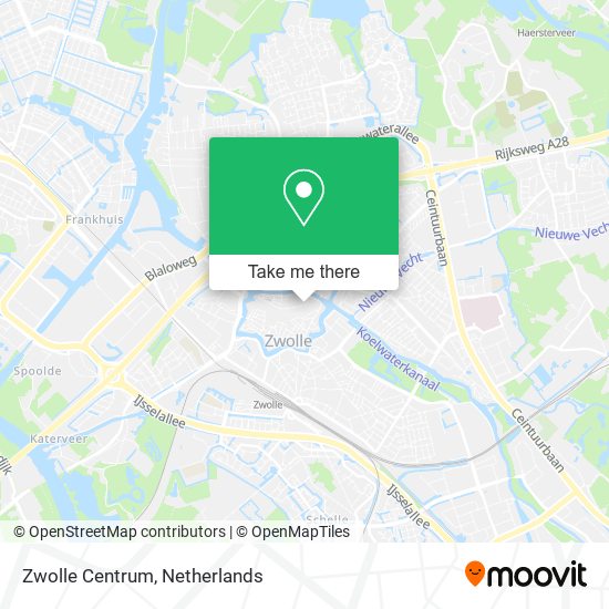 Zwolle Centrum Karte