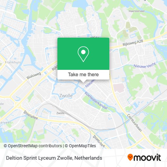 Deltion Sprint Lyceum Zwolle map