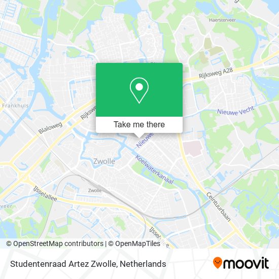 Studentenraad Artez Zwolle Karte