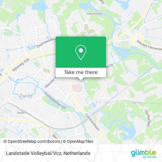 Landstede Volleybal/Vcz map
