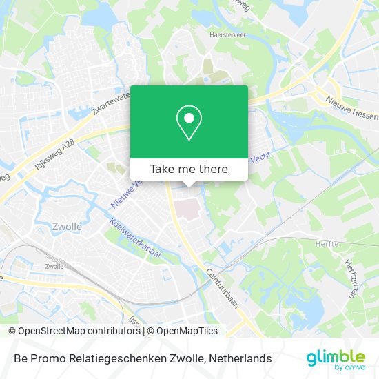 Be Promo Relatiegeschenken Zwolle map