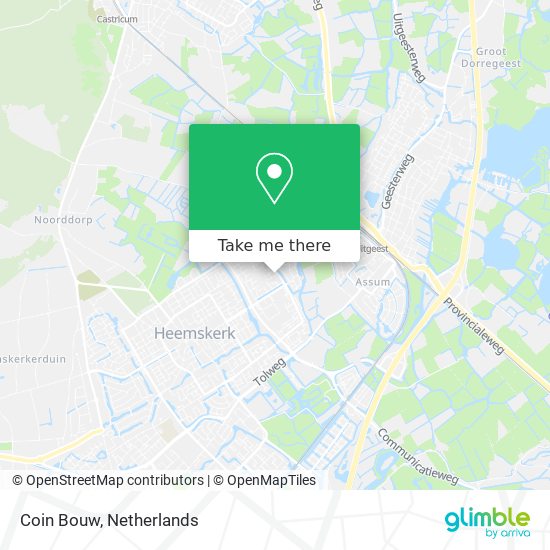 Coin Bouw map