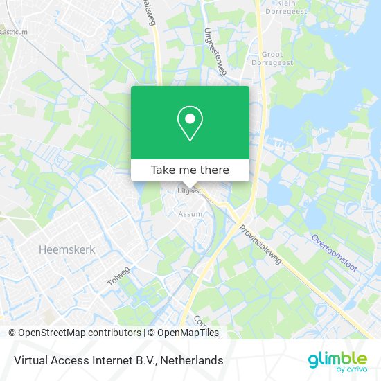 Virtual Access Internet B.V. map