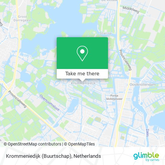 Krommeniedijk (Buurtschap) map
