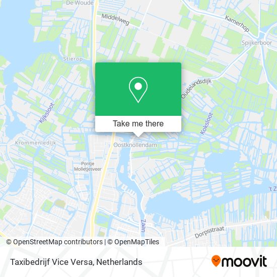 Taxibedrijf Vice Versa map