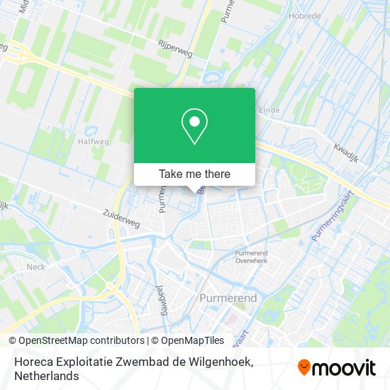 Horeca Exploitatie Zwembad de Wilgenhoek map