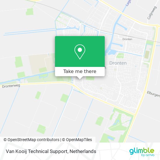 Van Kooij Technical Support map