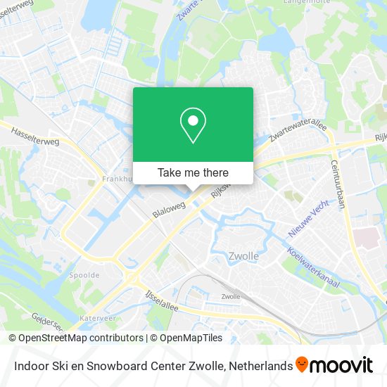 Indoor Ski en Snowboard Center Zwolle map