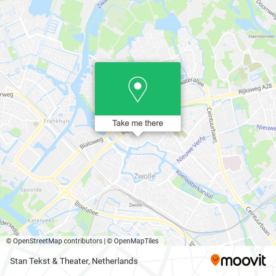 Stan Tekst & Theater map