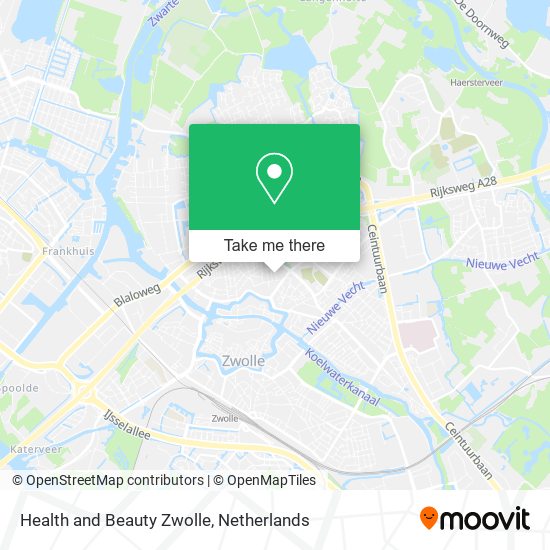 Health and Beauty Zwolle map