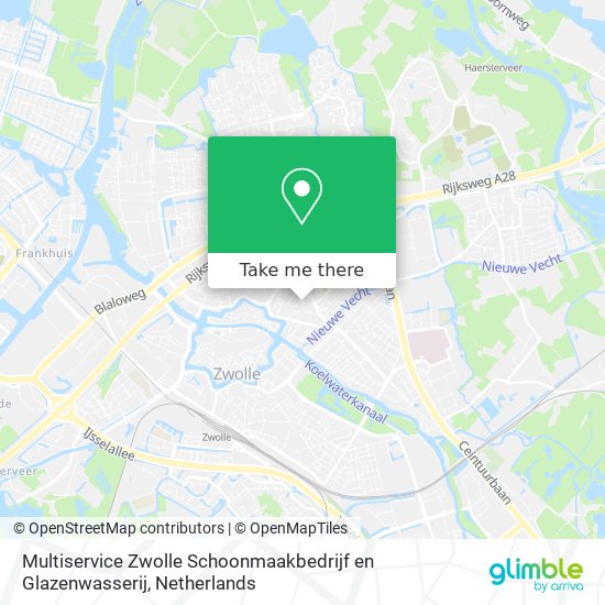 Multiservice Zwolle Schoonmaakbedrijf en Glazenwasserij map