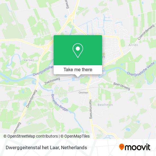 Dwerggeitenstal het Laar map
