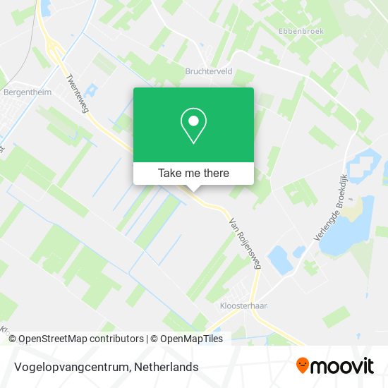 Vogelopvangcentrum map