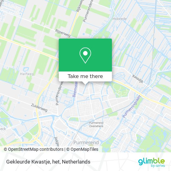 Gekleurde Kwastje, het map