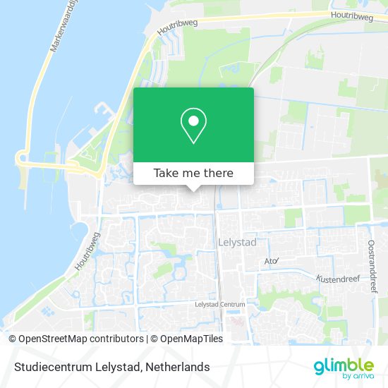 Studiecentrum Lelystad map