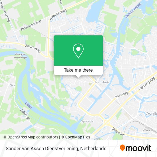Sander van Assen Dienstverlening Karte