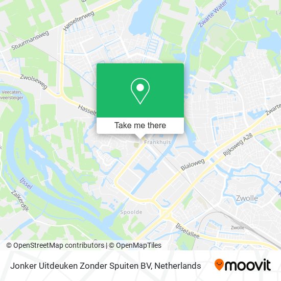 Jonker Uitdeuken Zonder Spuiten BV Karte