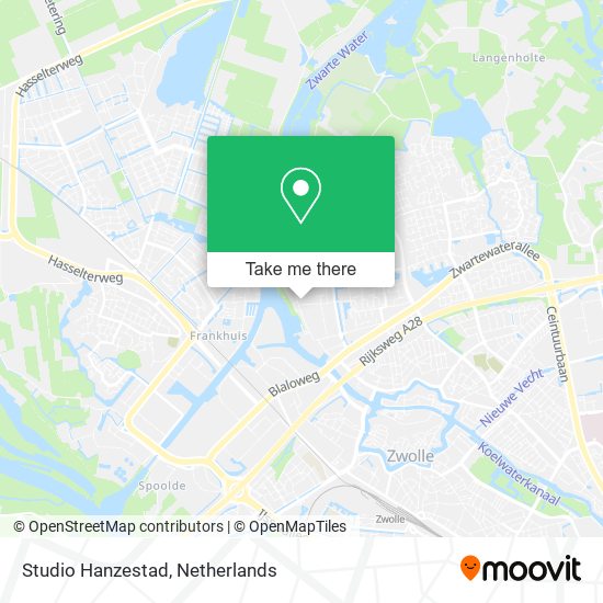 Studio Hanzestad map