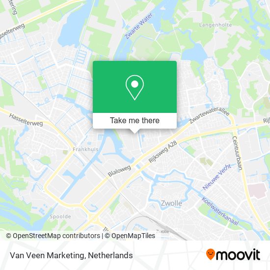 Van Veen Marketing map