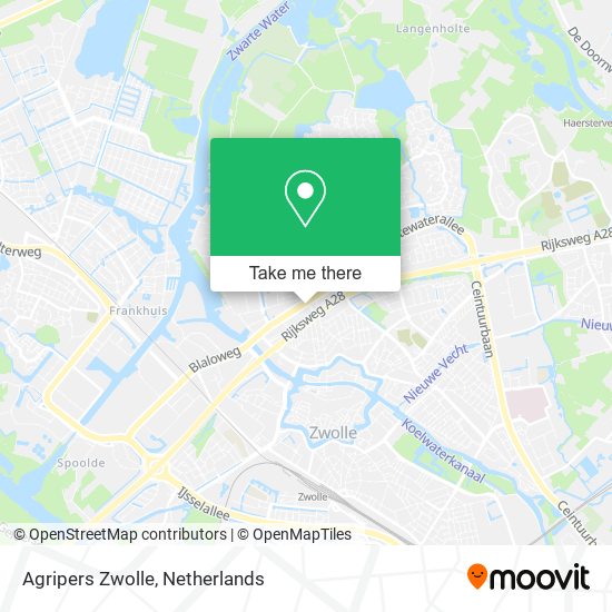 Agripers Zwolle map