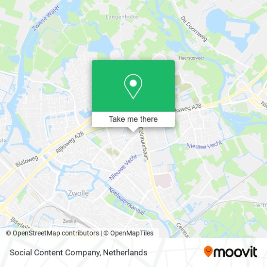 Social Content Company map