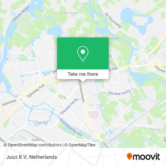 Juizz B.V. map