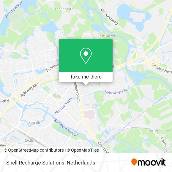 Shell Recharge Solutions map