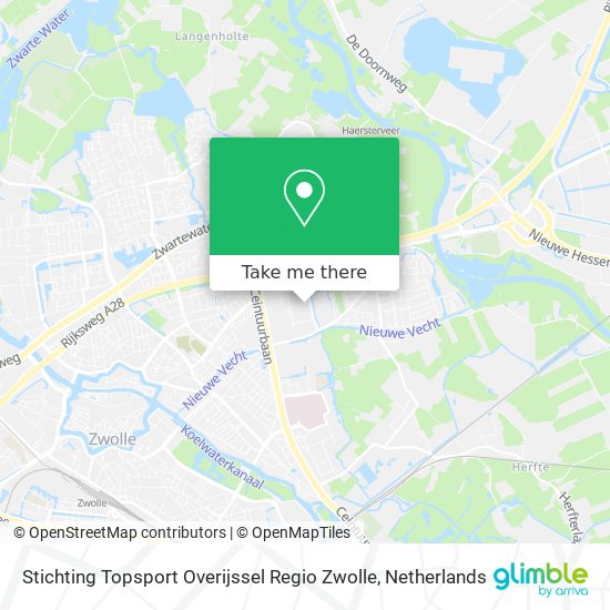 Stichting Topsport Overijssel Regio Zwolle Karte