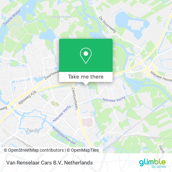 Van Renselaar Cars B.V. map