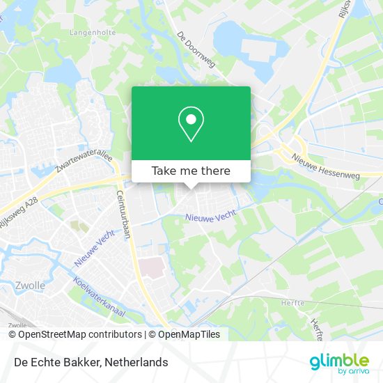 De Echte Bakker map