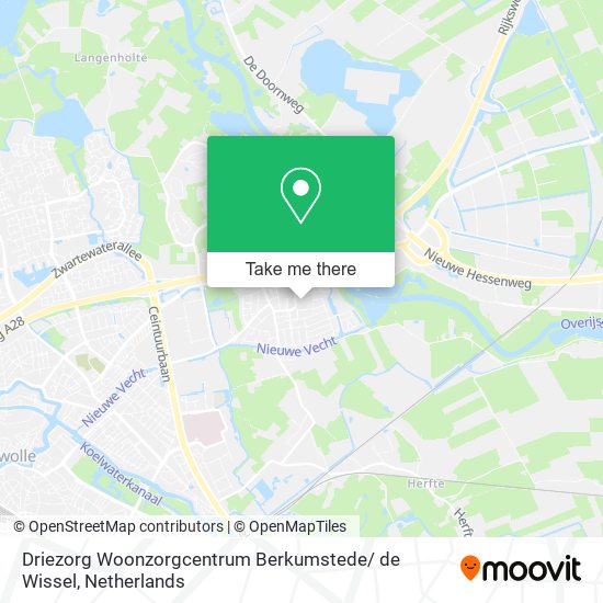 Driezorg Woonzorgcentrum Berkumstede/ de Wissel Karte