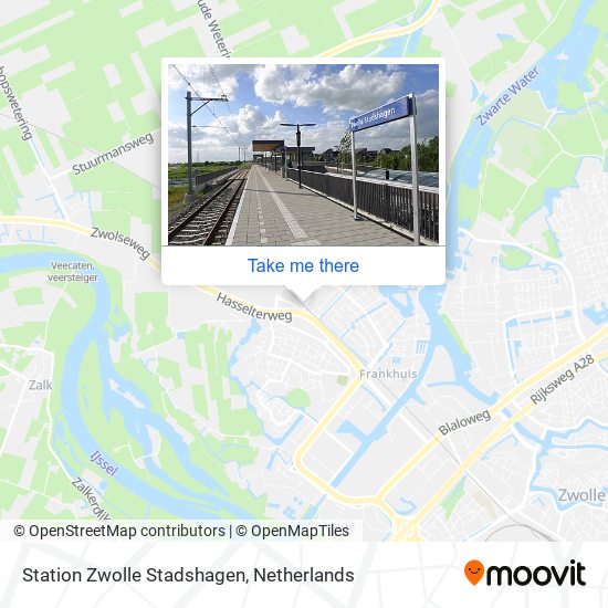 Station Zwolle Stadshagen map