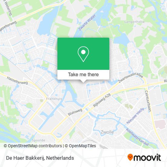 De Haer Bakkerij map