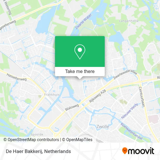 De Haer Bakkerij map