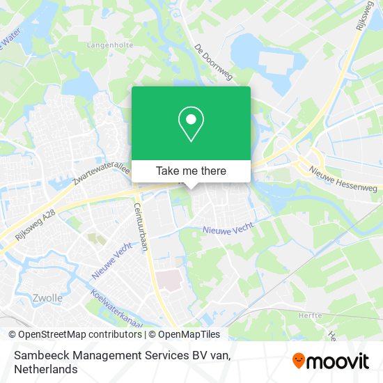 Sambeeck Management Services BV van map