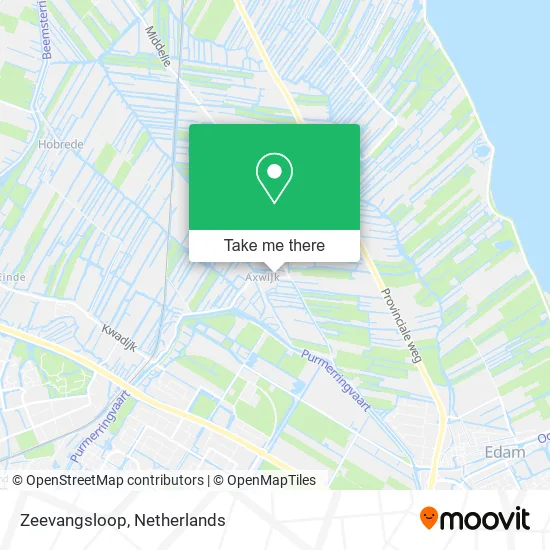 Zeevangsloop map