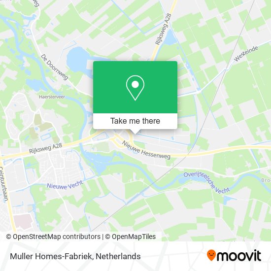 Muller Homes-Fabriek map