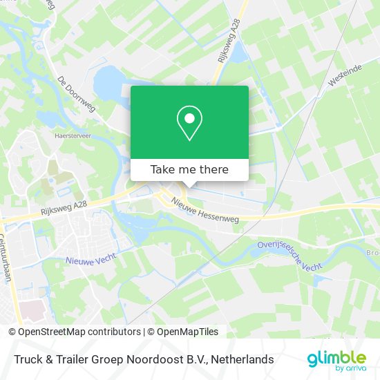 Truck & Trailer Groep Noordoost B.V. map