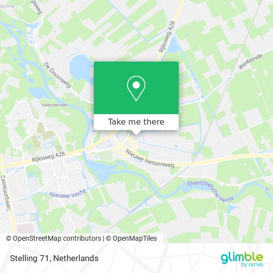 Stelling 71 map
